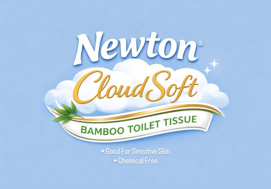 Pre-Order Healthy Bamboo Toilet Paper – 2-Ply, Chemical-Free, 12-Pack (396 Sheets per Roll)